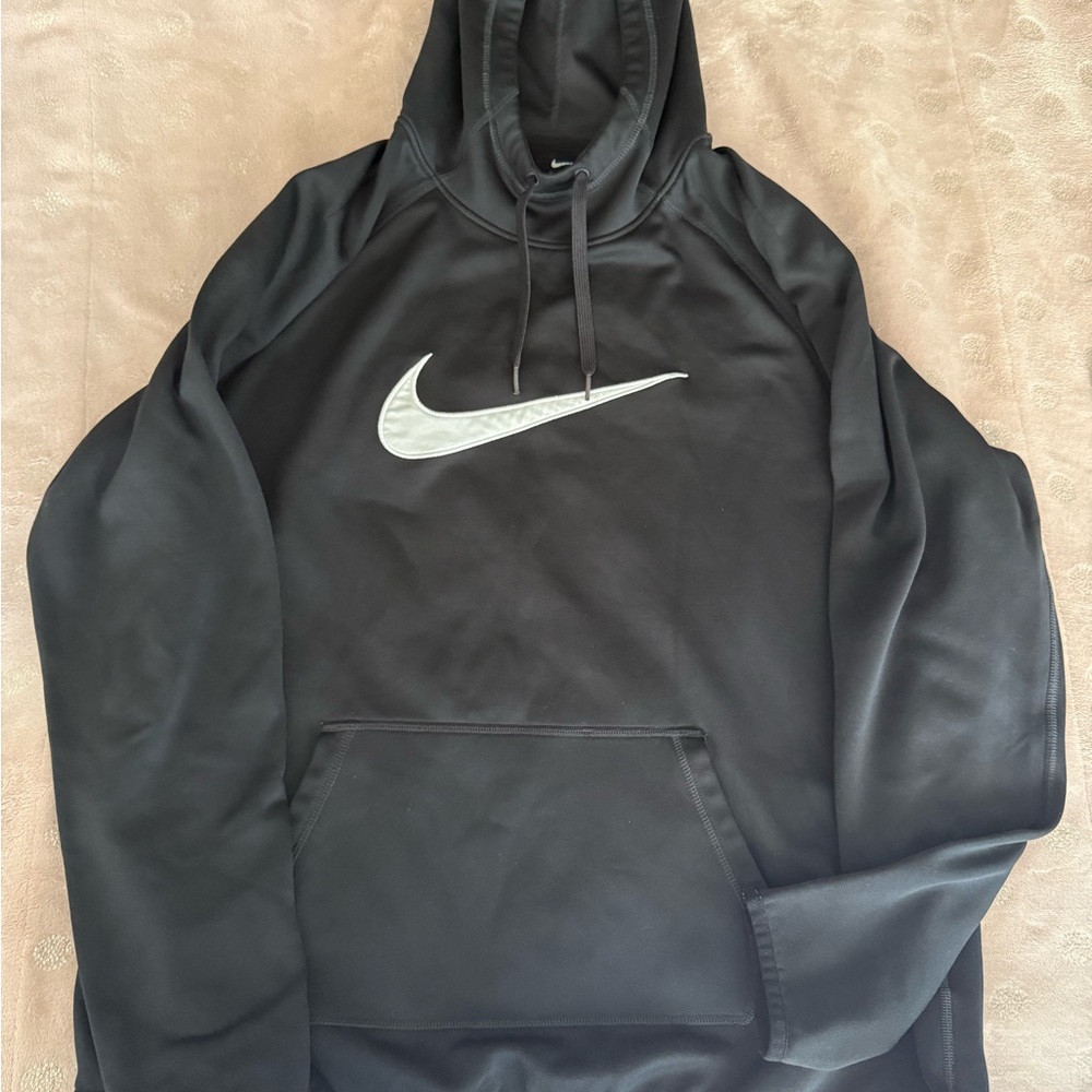 Nike Black Pullover with White Swoosh